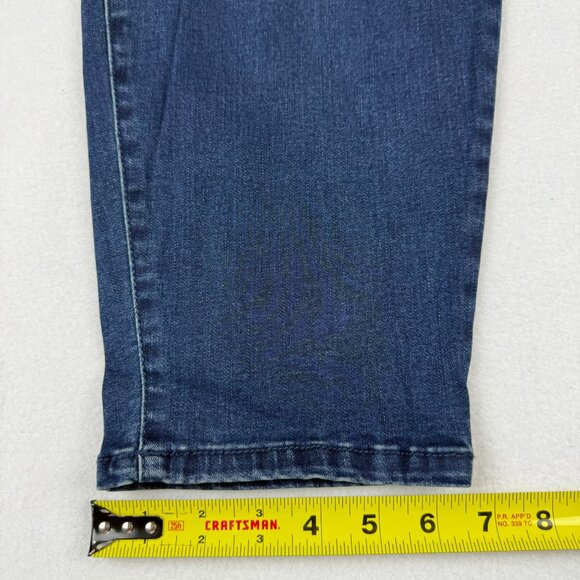 Terra & Sky Women's Stretch High Rise Core Skinny Dark Wash Jeans Plus 26W NWT - Picture 9 of 10